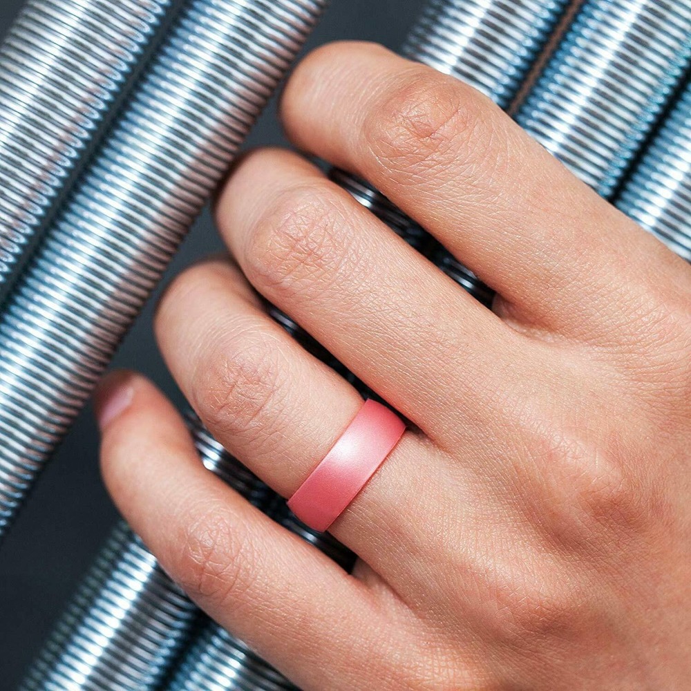 Silicone Wedding Rings For Women - MERMAID COMBO SET OF 4 - Picture 3 of 7